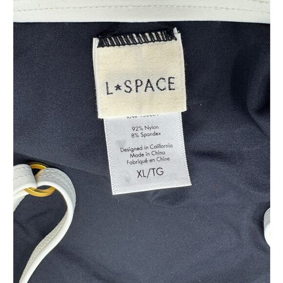 LSPACE Adalyn Contrast Trim Bikini Top Size XL - Picture 7 of 10